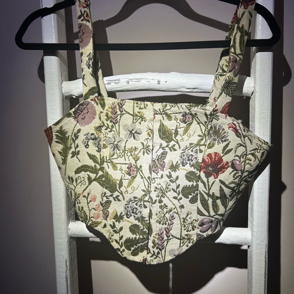 Floral Corset Top (Skirt Not Included)